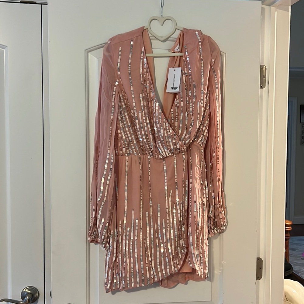 COPY - Poppy min dress in blush ... from revolve